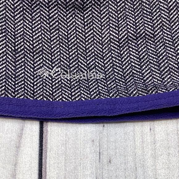 Columbia Women’s Beanie Purple White Design One Size - Picture 2 of 7